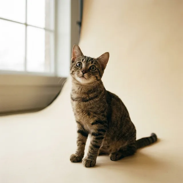 Pumpkin — adoptable rescue cat at Catfé Montclair